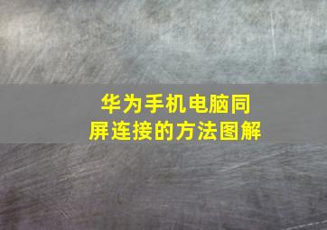 华为手机电脑同屏连接的方法图解