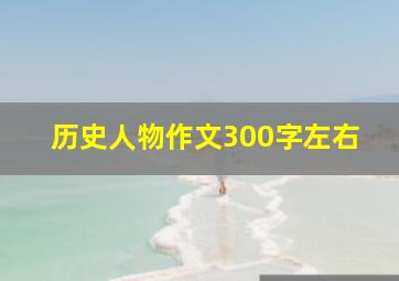 历史人物作文300字左右