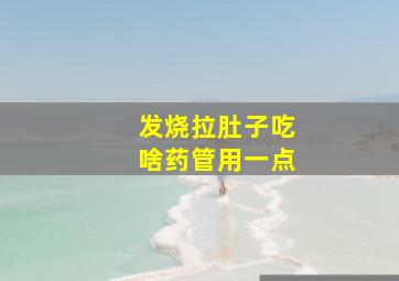 发烧拉肚子吃啥药管用一点