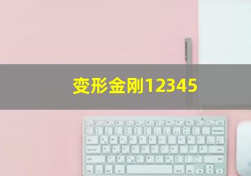 变形金刚12345