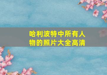 哈利波特中所有人物的照片大全高清