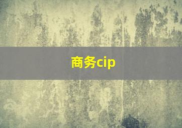 商务cip