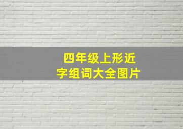 四年级上形近字组词大全图片