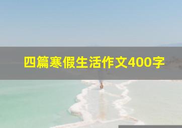 四篇寒假生活作文400字