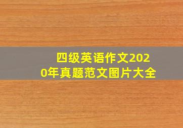 四级英语作文2020年真题范文图片大全