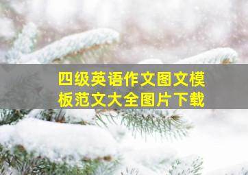 四级英语作文图文模板范文大全图片下载