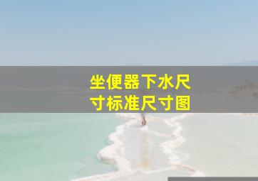 坐便器下水尺寸标准尺寸图