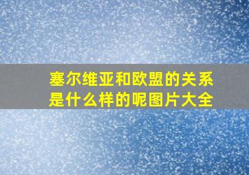 塞尔维亚和欧盟的关系是什么样的呢图片大全