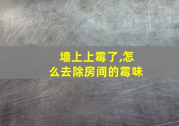 墙上上霉了,怎么去除房间的霉味