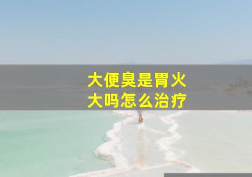 大便臭是胃火大吗怎么治疗