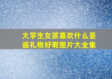 大学生女孩喜欢什么圣诞礼物好呢图片大全集