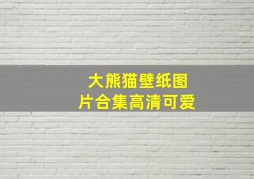 大熊猫壁纸图片合集高清可爱