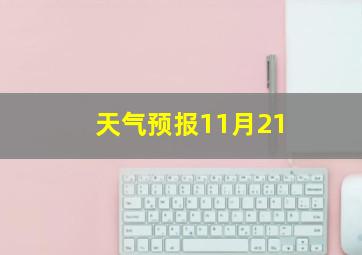 天气预报11月21