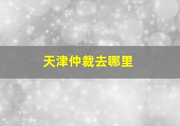 天津仲裁去哪里