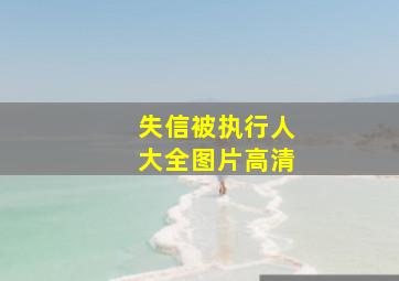 失信被执行人大全图片高清