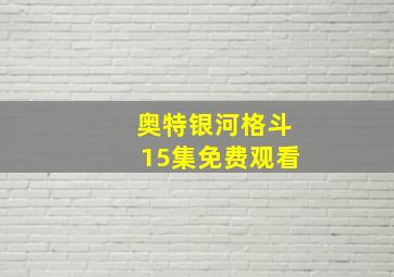 奥特银河格斗15集免费观看