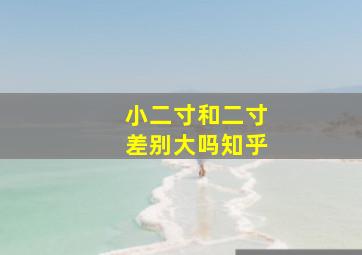 小二寸和二寸差别大吗知乎