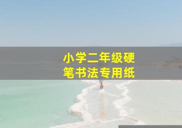 小学二年级硬笔书法专用纸