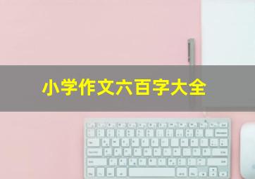 小学作文六百字大全