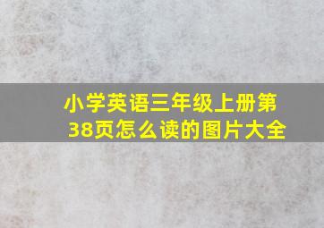 小学英语三年级上册第38页怎么读的图片大全