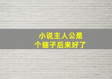 小说主人公是个瞎子后来好了