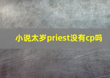 小说太岁priest没有cp吗