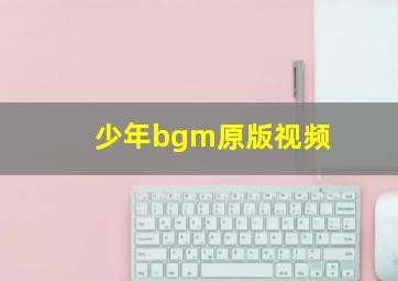 少年bgm原版视频