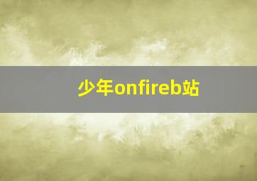 少年onfireb站