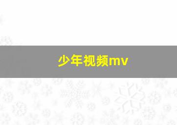 少年视频mv