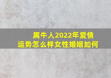 属牛人2022年爱情运势怎么样女性婚姻如何