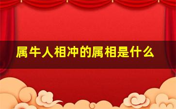 属牛人相冲的属相是什么