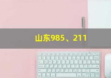 山东985、211