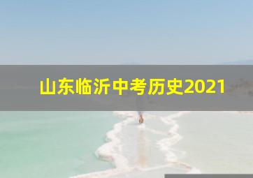 山东临沂中考历史2021