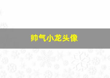 帅气小龙头像