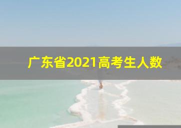 广东省2021高考生人数