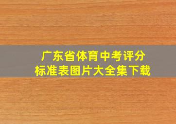 广东省体育中考评分标准表图片大全集下载