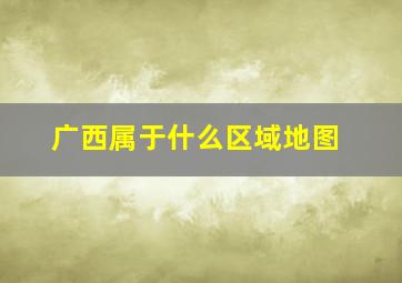 广西属于什么区域地图