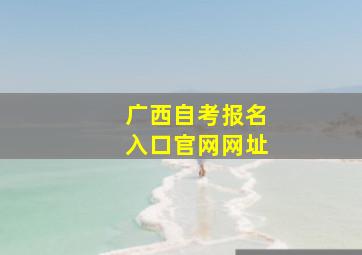 广西自考报名入口官网网址