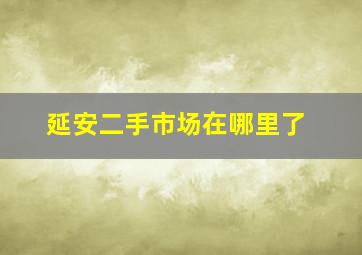 延安二手市场在哪里了