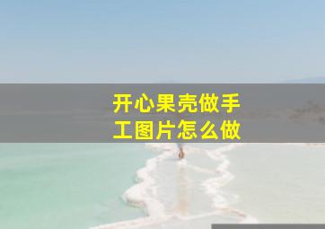 开心果壳做手工图片怎么做