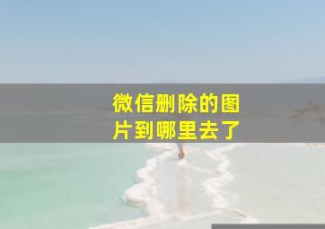 微信删除的图片到哪里去了