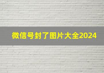 微信号封了图片大全2024