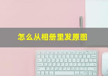 怎么从相册里发原图