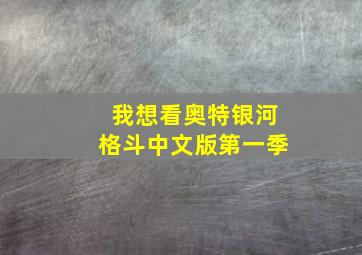 我想看奥特银河格斗中文版第一季