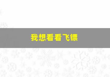 我想看看飞镖