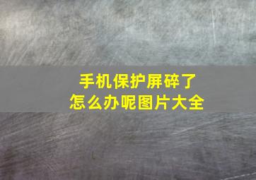 手机保护屏碎了怎么办呢图片大全