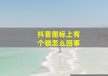 抖音图标上有个锁怎么回事