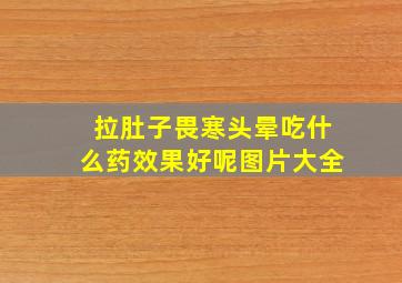 拉肚子畏寒头晕吃什么药效果好呢图片大全