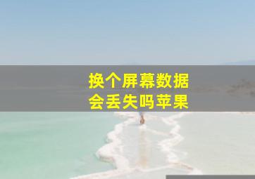 换个屏幕数据会丢失吗苹果