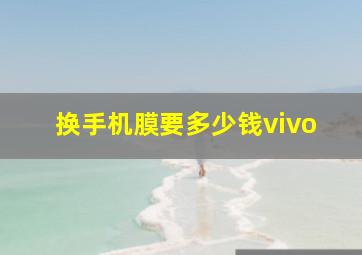 换手机膜要多少钱vivo